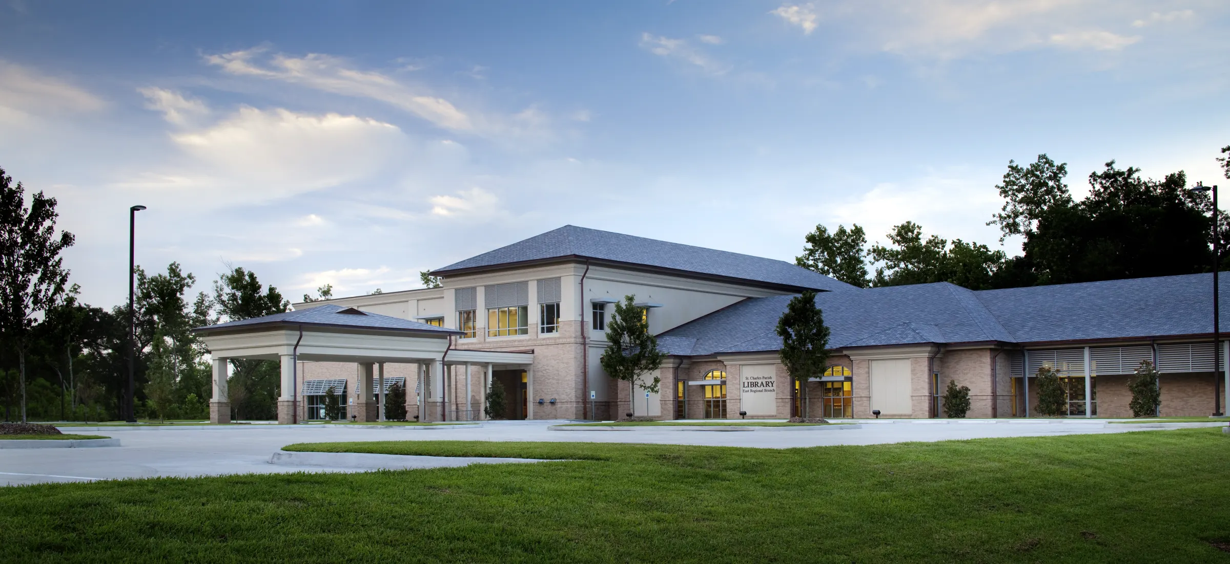 St. Charles Parish East Regional Library built by Lamar, Destrehan, Louisiana