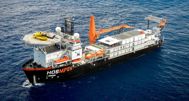 Lamar floating living quarters (flotel) providing offshore and waterway crew housing